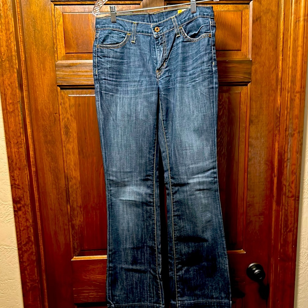 Gap long and lean flared leg jeans